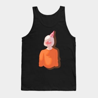 Orange Aurora Tank Top